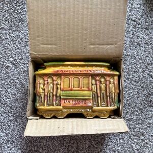 San Francisco CA 514 Streetcar Bank Powell Hyde Mason / Japan Pottery SNCO